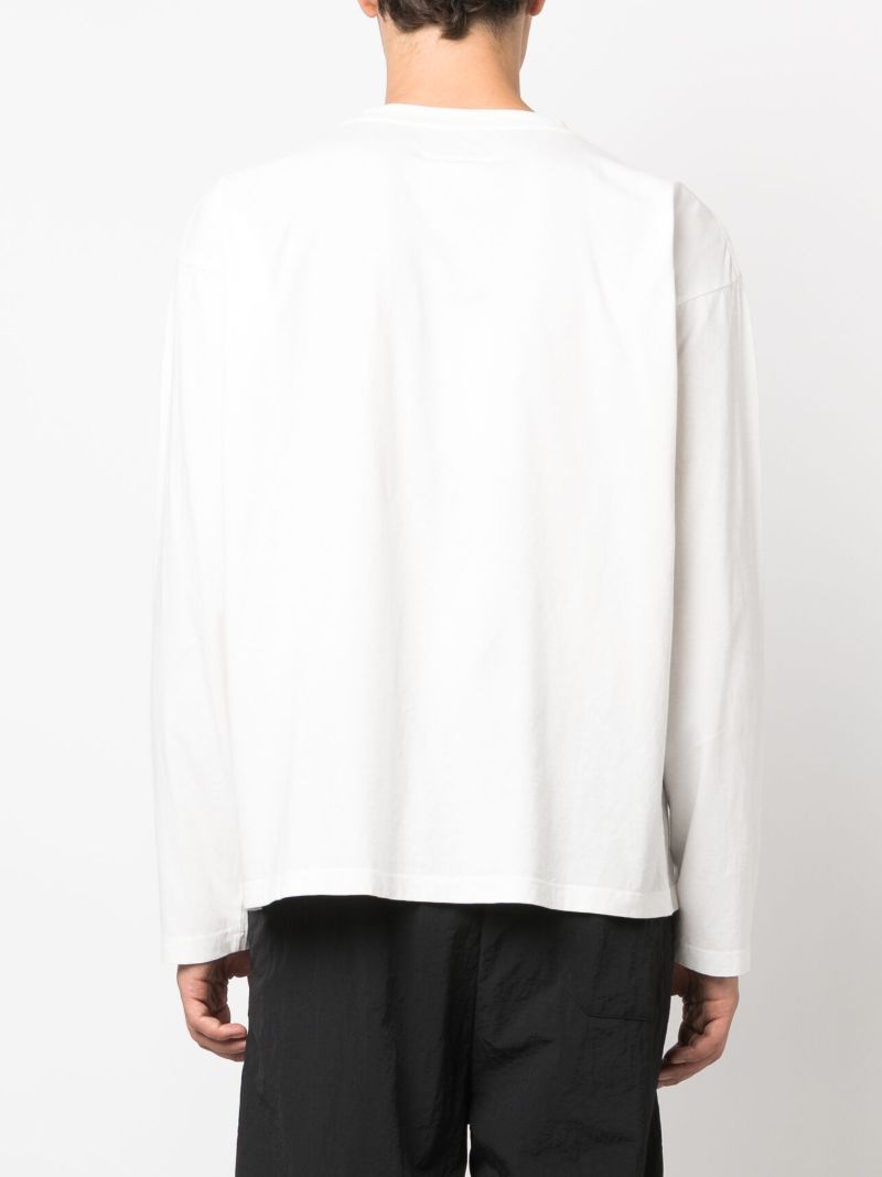 White Logo-print Cotton T-shirt