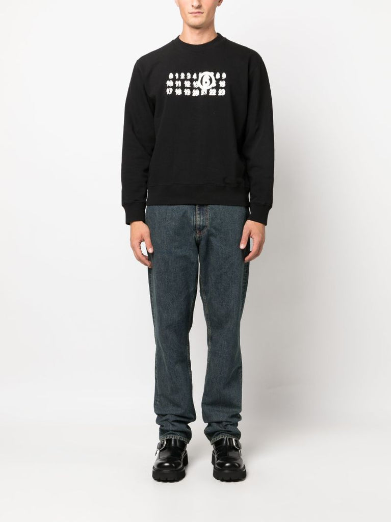 Blue Straight-leg Jeans