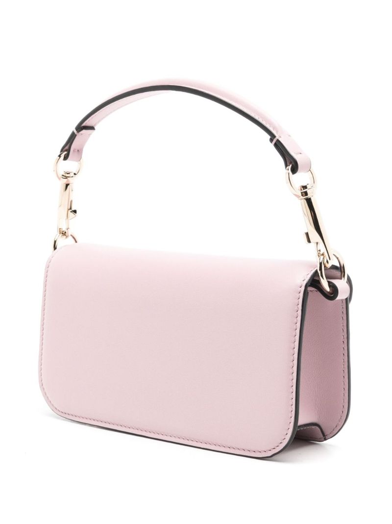 Pink Loco Crystal-embellished Small Shoulder Bag