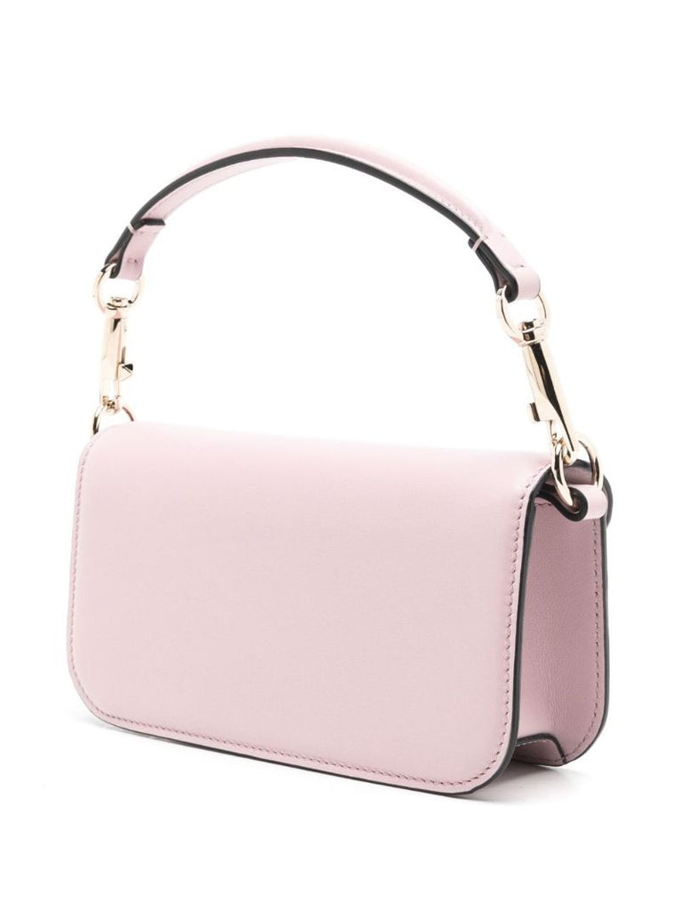 Pink Loco Crystal-embellished Small Shoulder Bag
