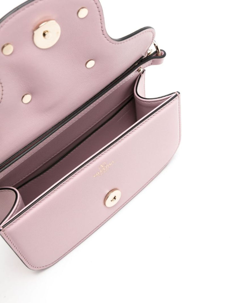 Pink Loco Crystal-embellished Small Shoulder Bag