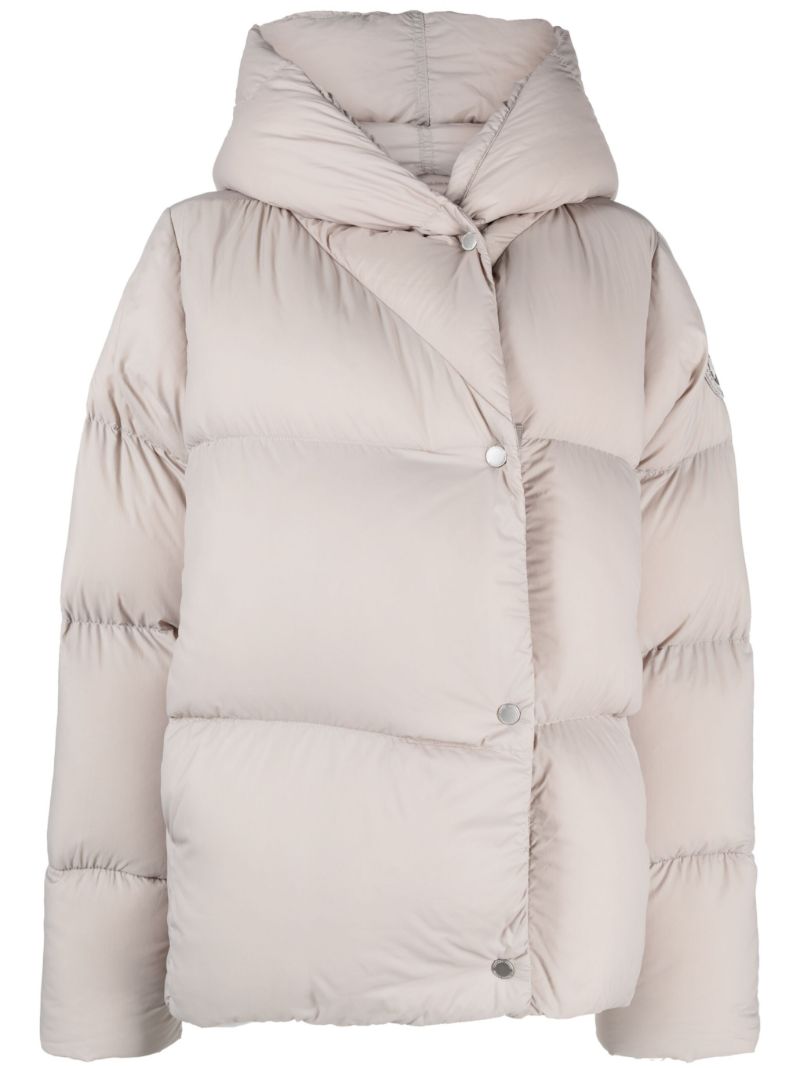 Grey Rhoda Hooded Puffer Jacket