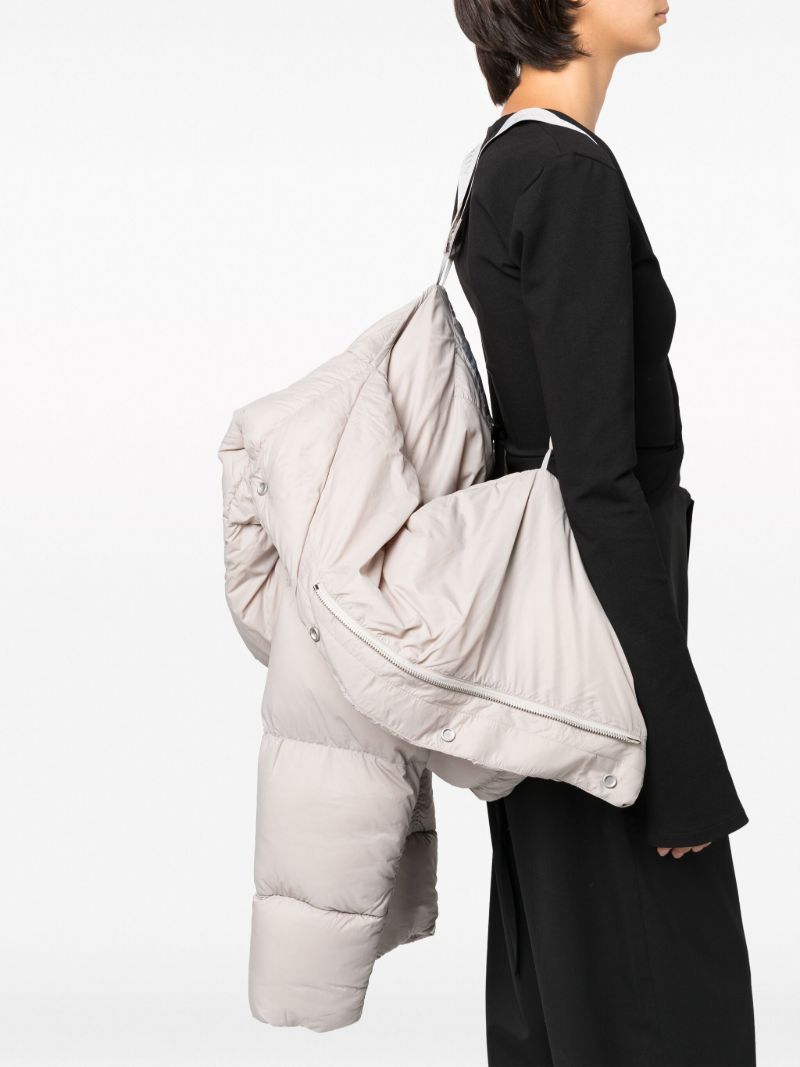 Grey Rhoda Hooded Puffer Jacket