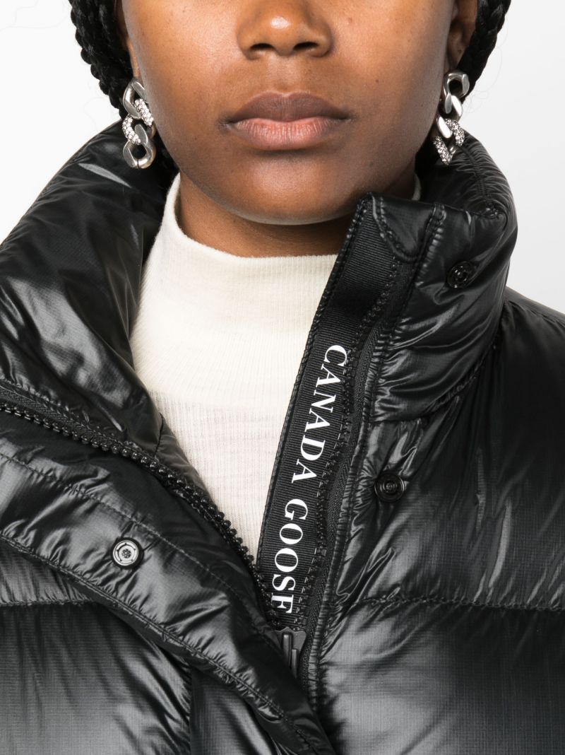 Black Cypress Cropped Puffer Jacket