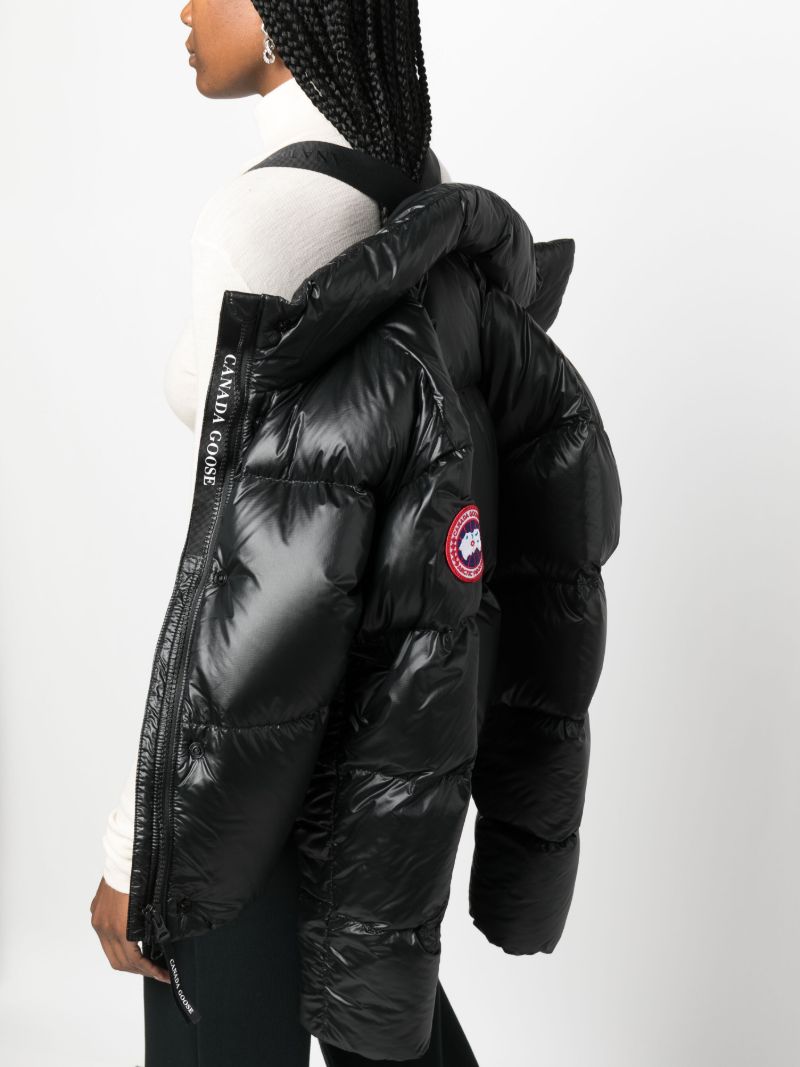 Black Cypress Cropped Puffer Jacket
