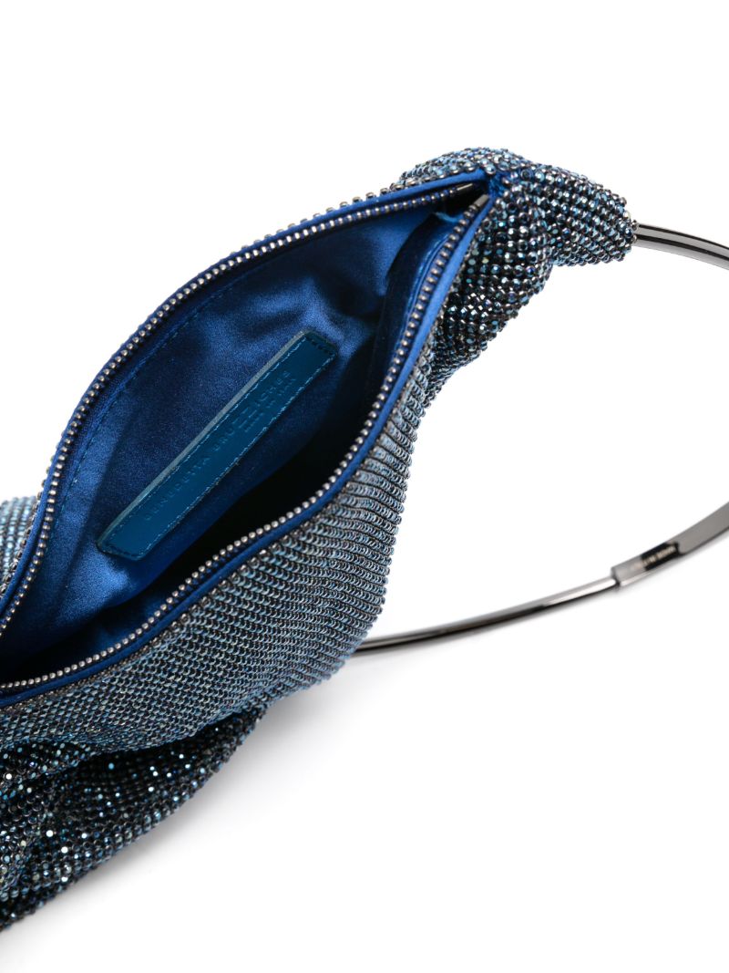 Blue Ursolina Crystal Shoulder Bag