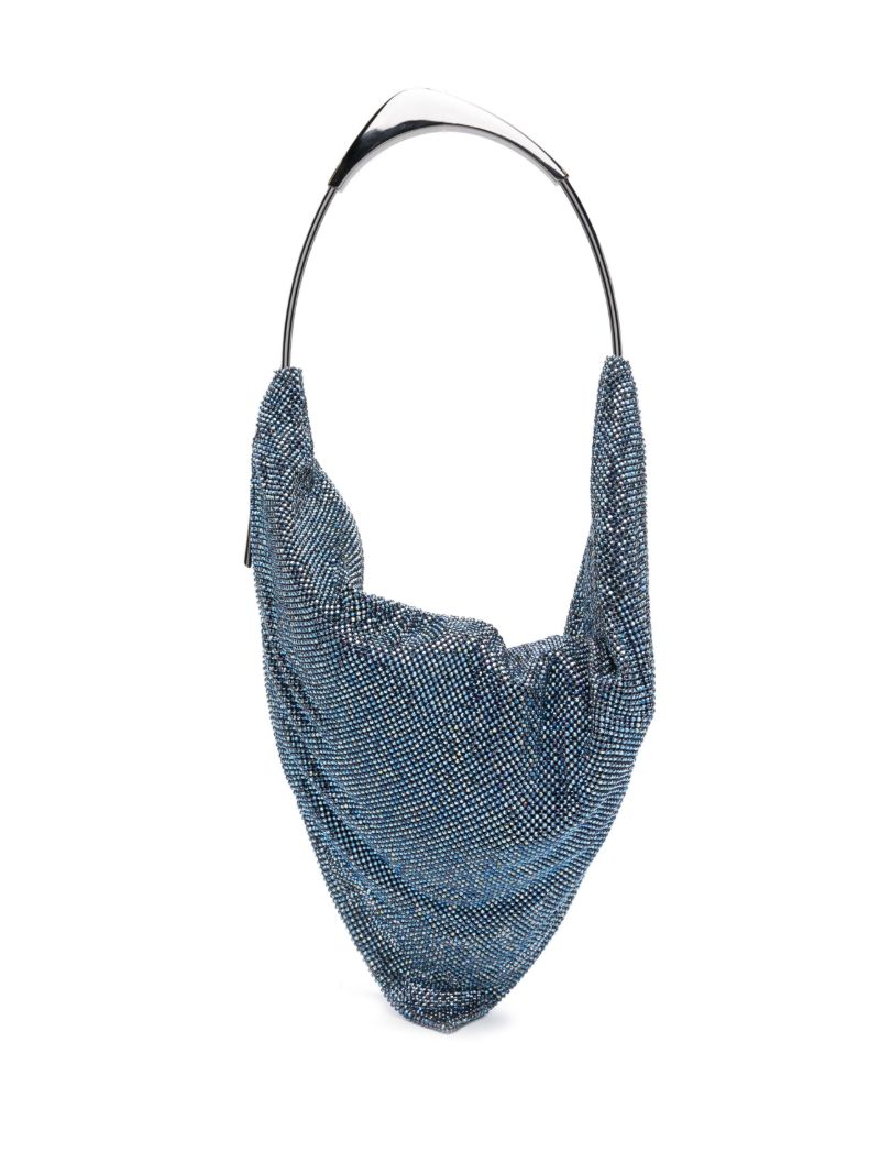 Blue Ursolina Crystal Shoulder Bag