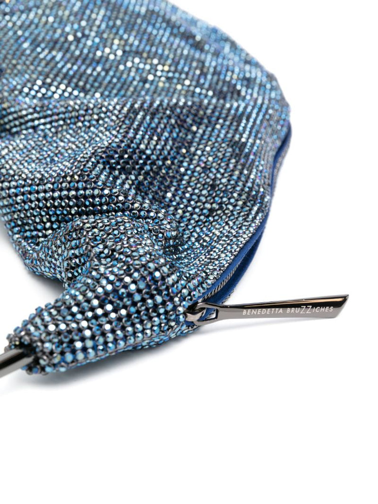 Blue Ursolina Crystal Shoulder Bag