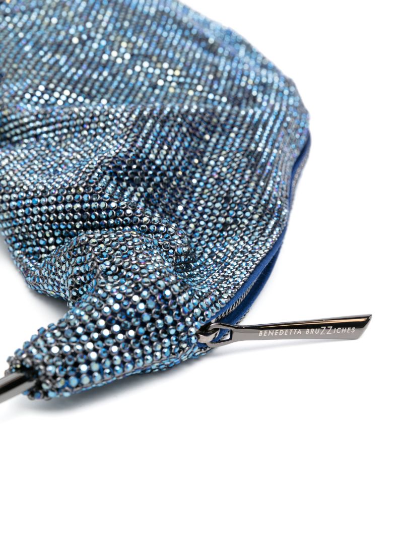 Blue Ursolina Crystal Shoulder Bag