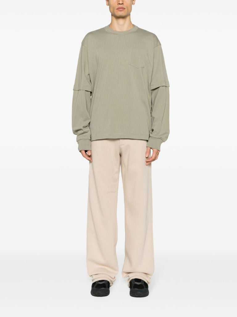 Neutral Wide-leg Trousers