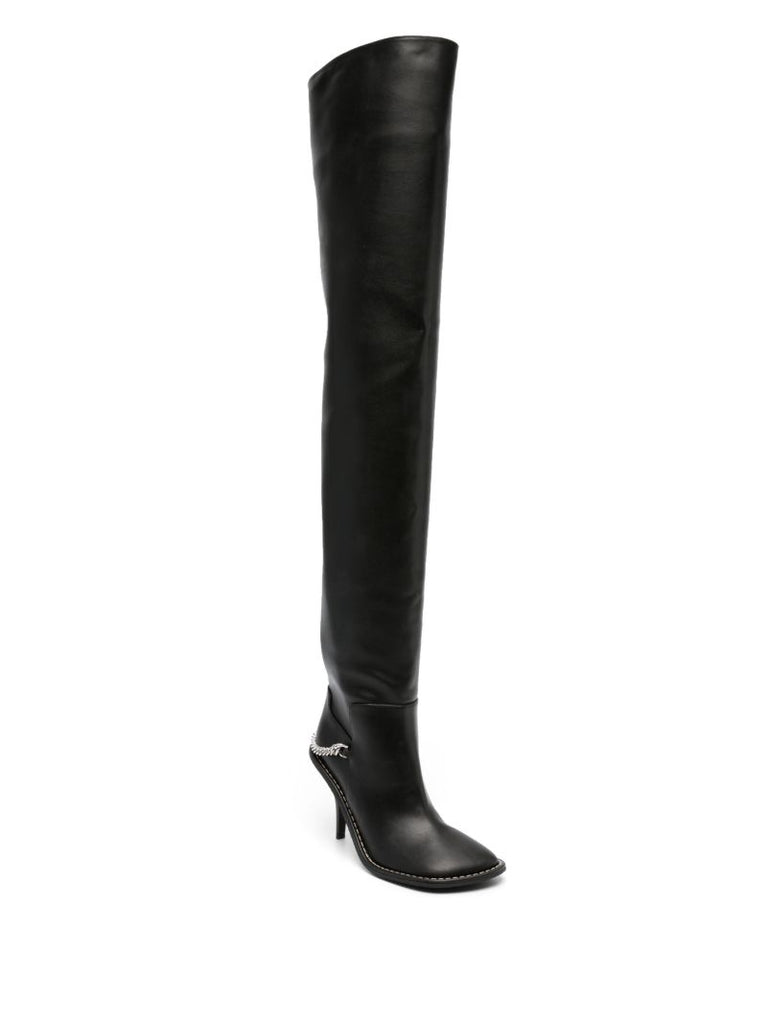 Black Ryder 95 Thigh-high Boots