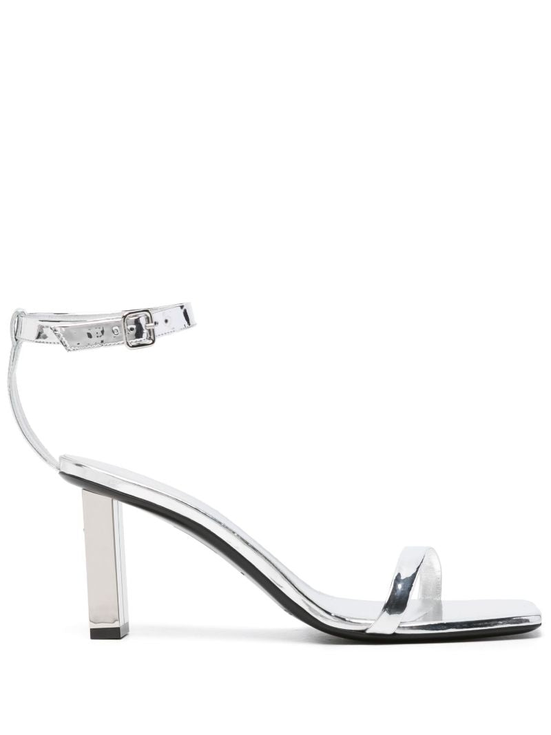 Silver 95 Leather Sandals