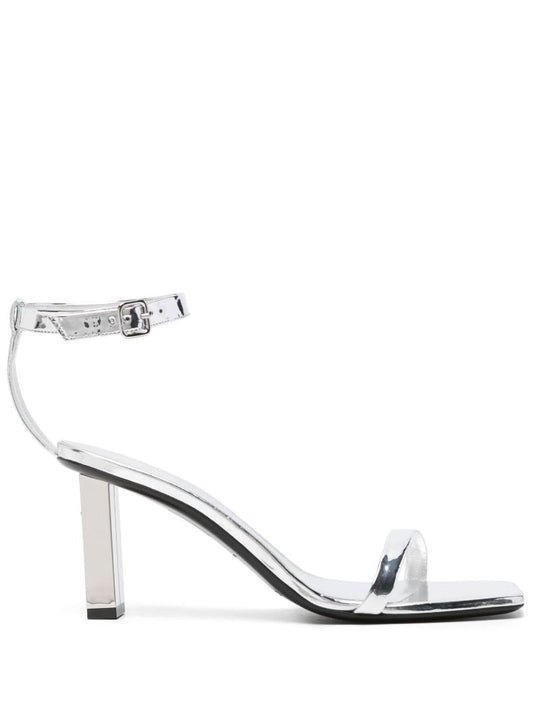 Silver 95 Leather Sandals