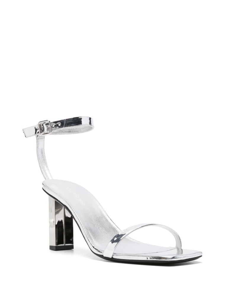 Silver 95 Leather Sandals