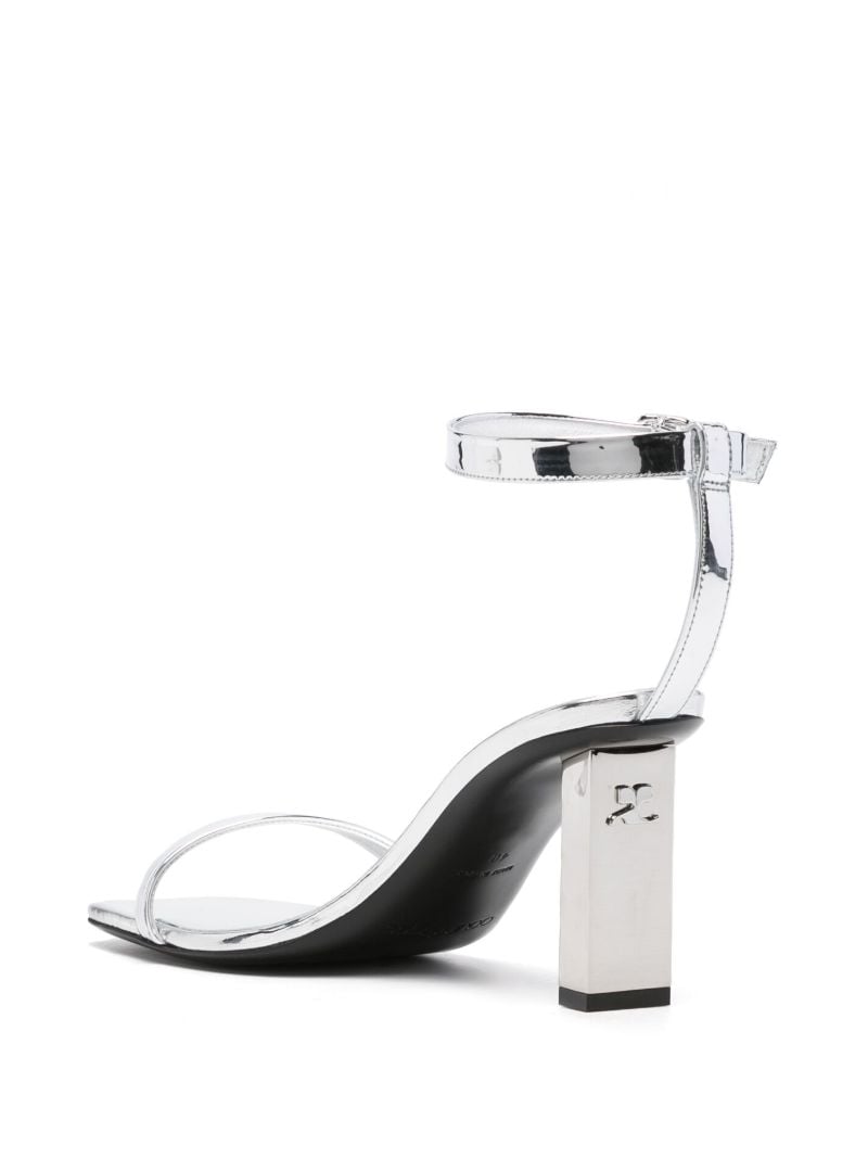 Silver 95 Leather Sandals