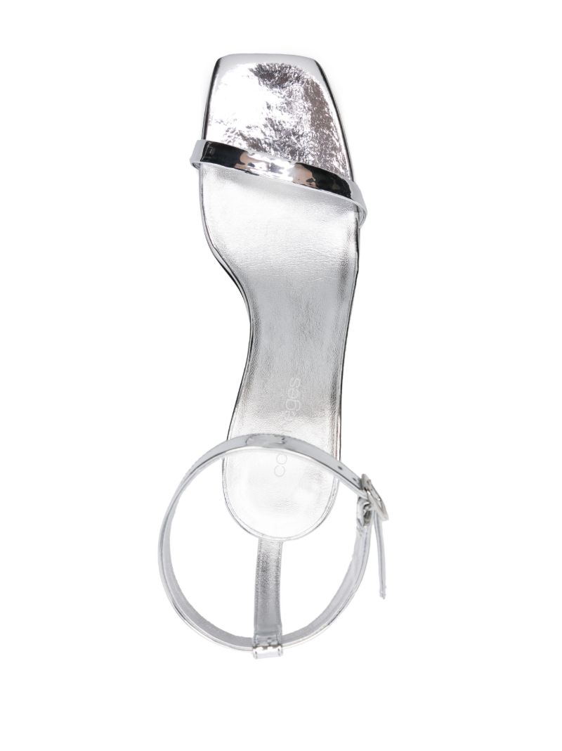 Silver 95 Leather Sandals