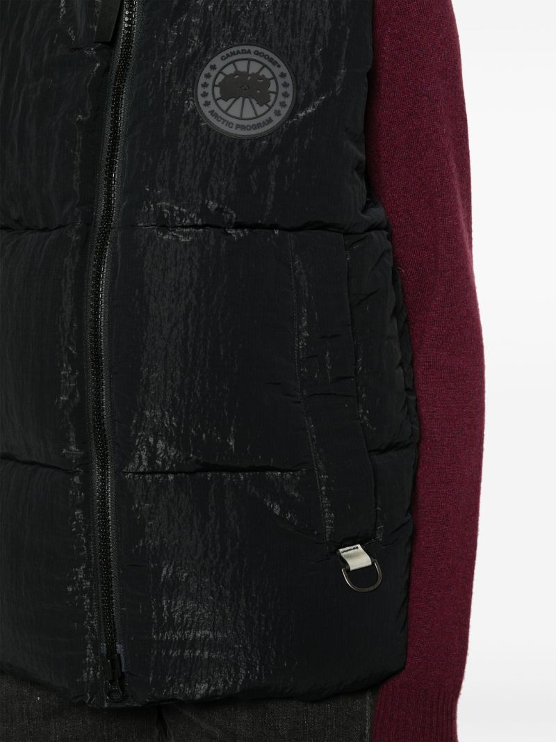Black Everett Quilted Gilet