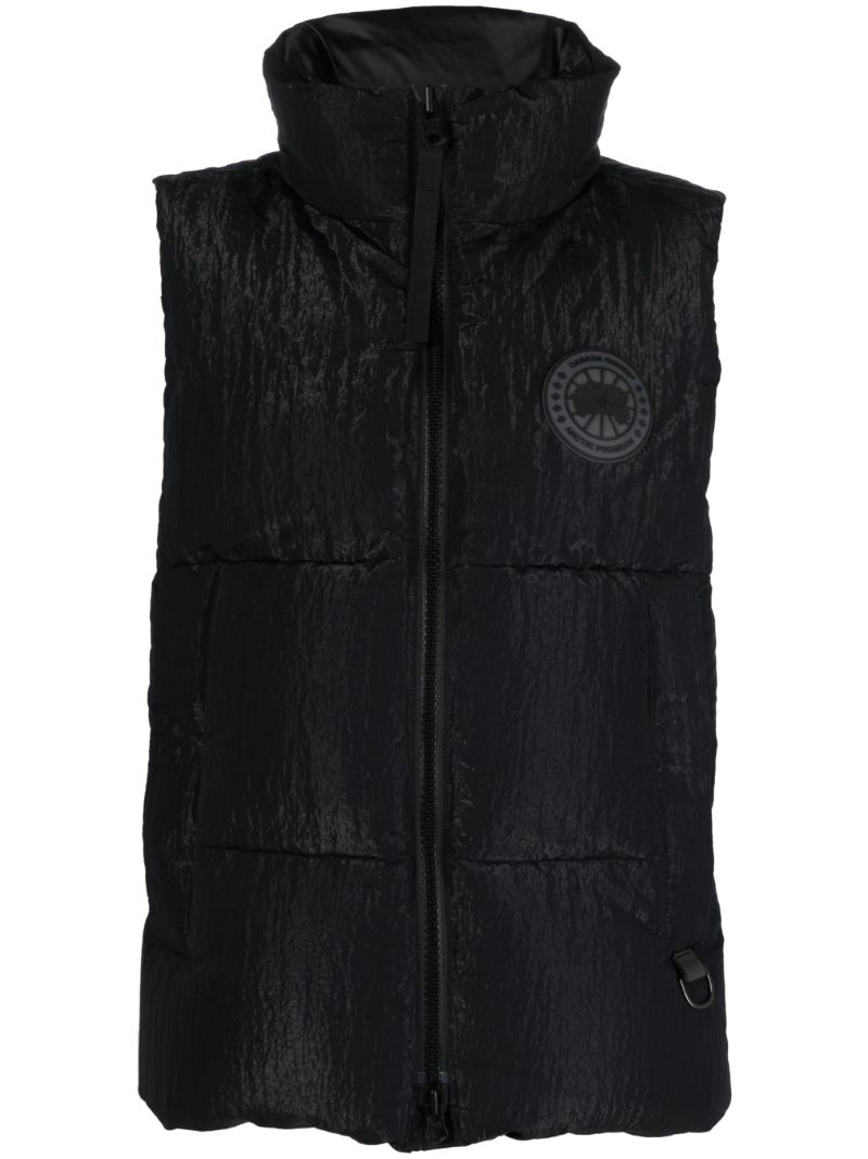 Black Everett Quilted Gilet