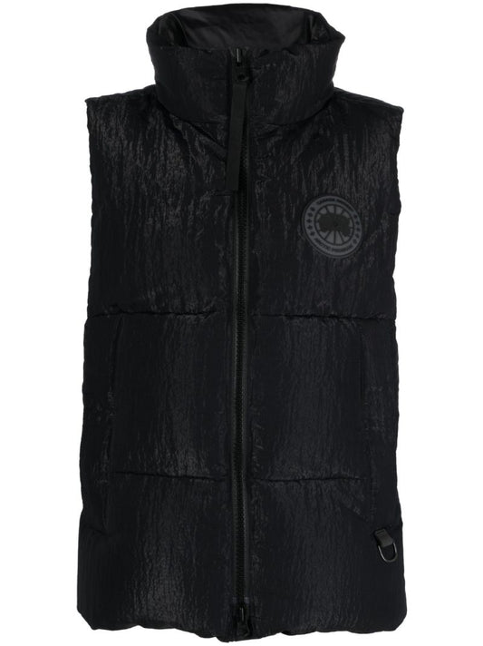 Black Everett Quilted Gilet