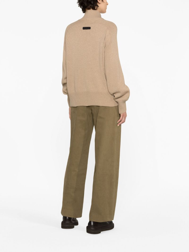 Neutral Baysville Wool Sweater