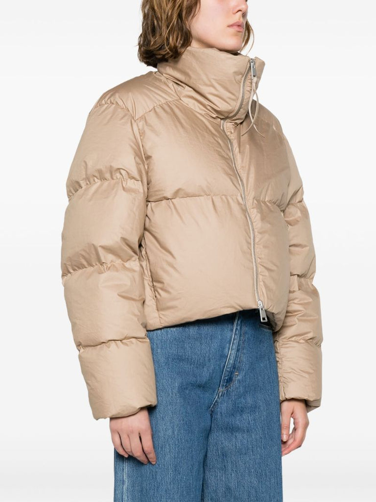 Neutral Garnet Quilted Jacket