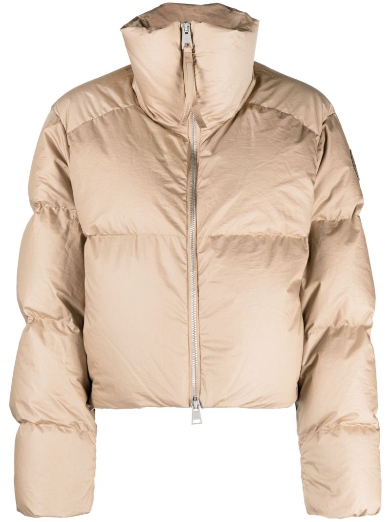 Neutral Garnet Quilted Jacket