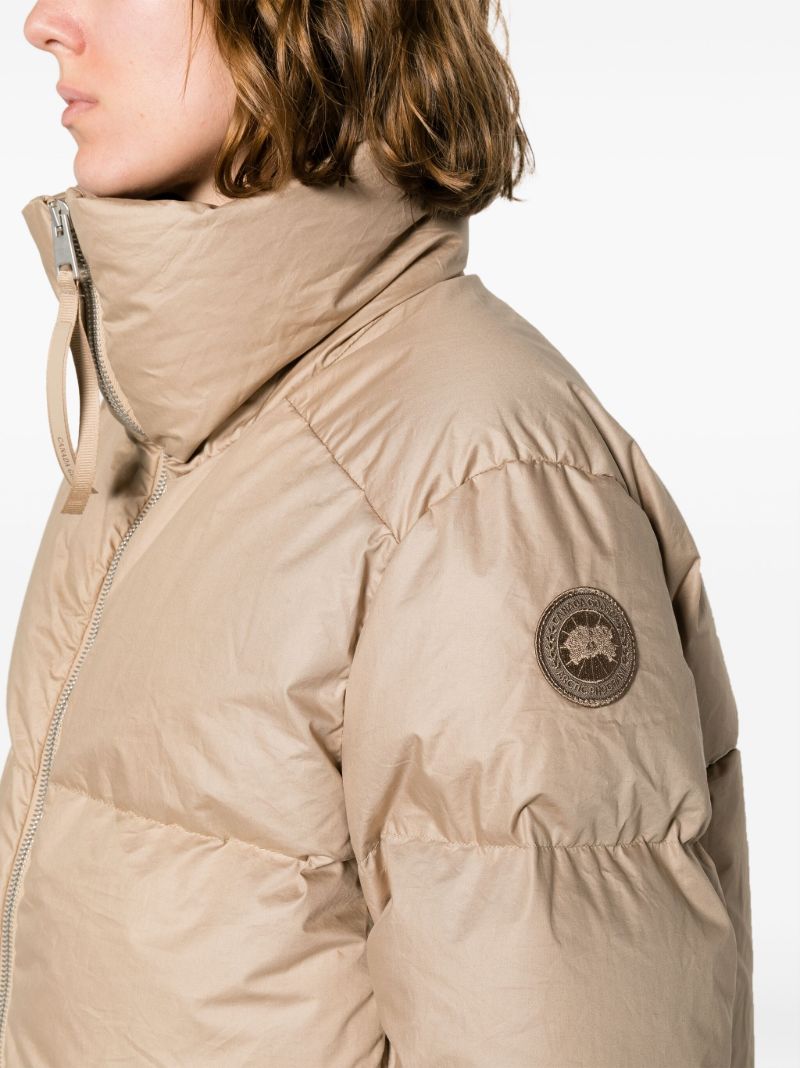 Neutral Garnet Quilted Jacket