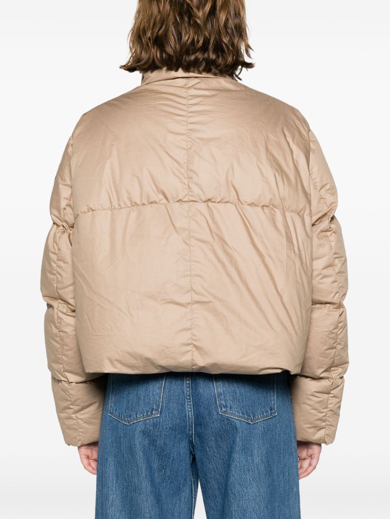 Neutral Garnet Quilted Jacket