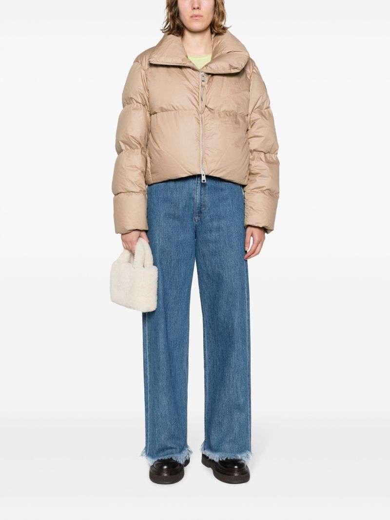 Neutral Garnet Quilted Jacket