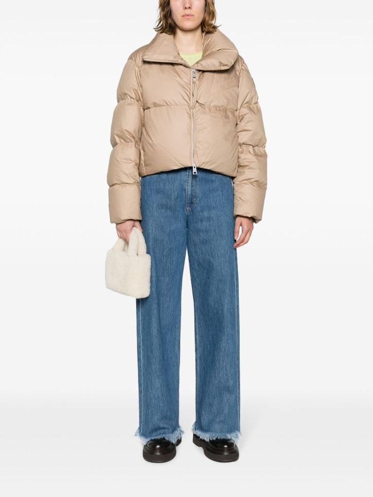 Neutral Garnet Quilted Jacket