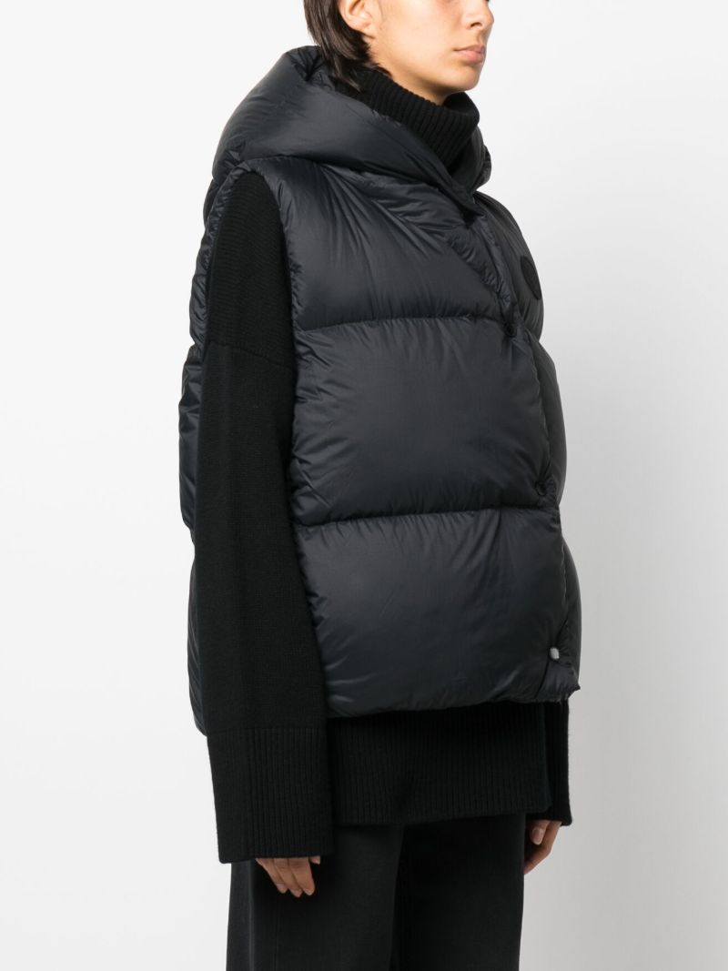Black Rhoda Down Vest