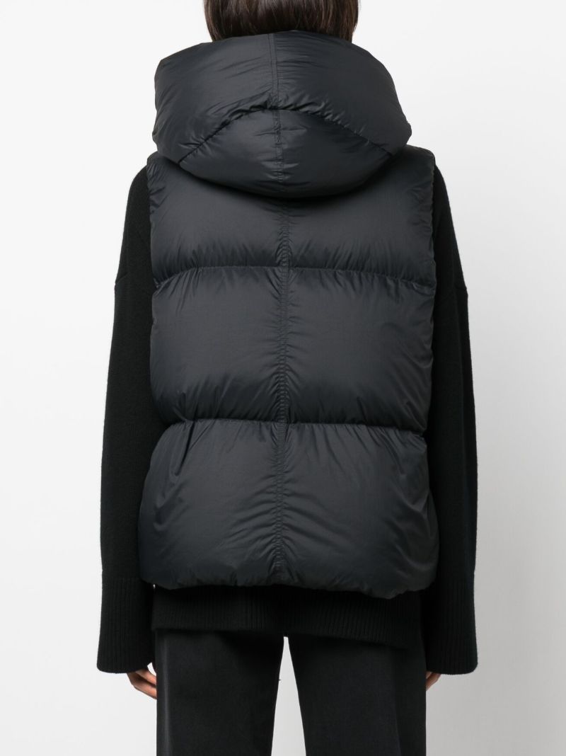 Black Rhoda Down Vest