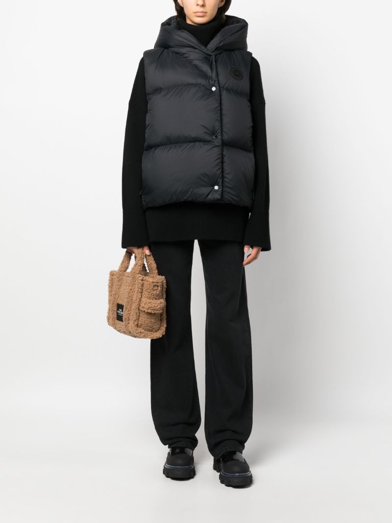 Black Rhoda Down Vest