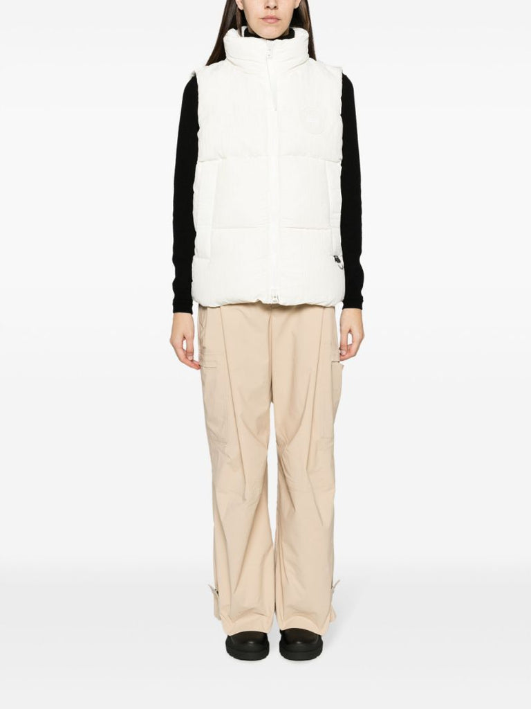 White Everett Quilted Gilet
