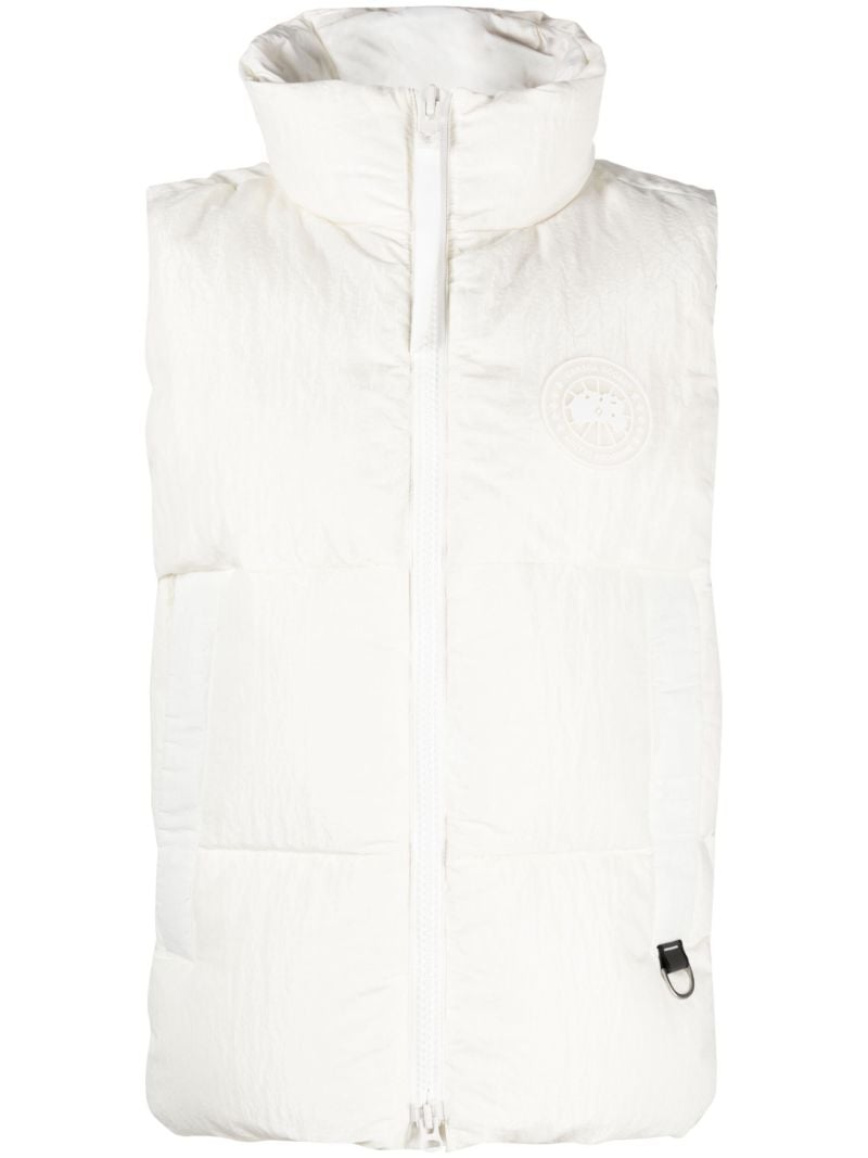 White Everett Quilted Gilet