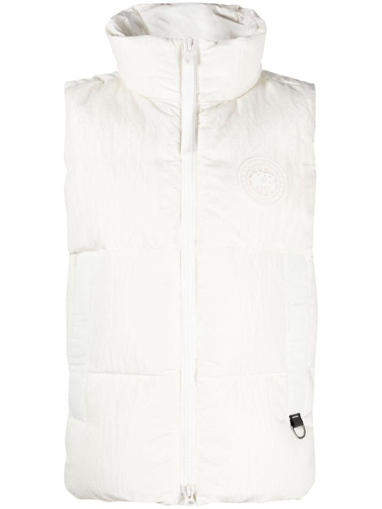 White Everett Quilted Gilet