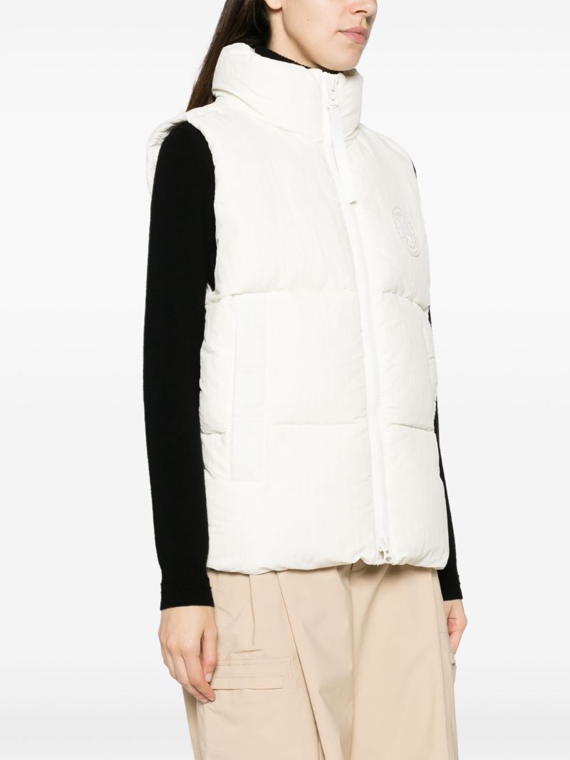 White Everett Quilted Gilet