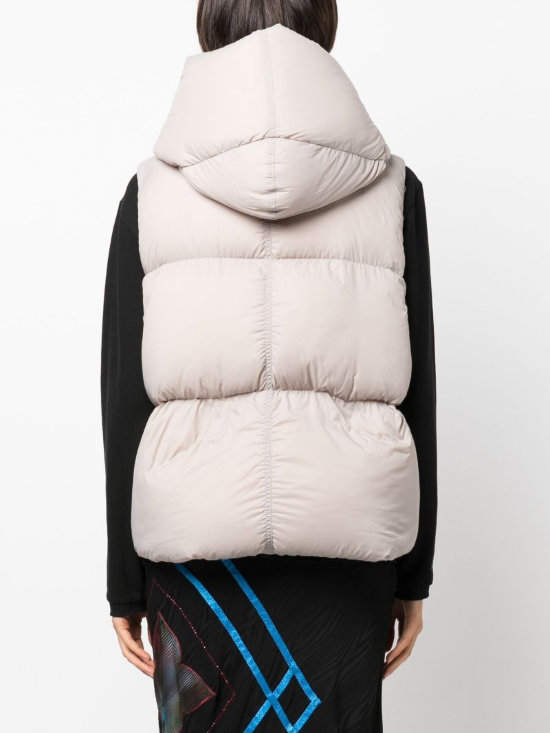 Grey Rhoda Hooded Gilet