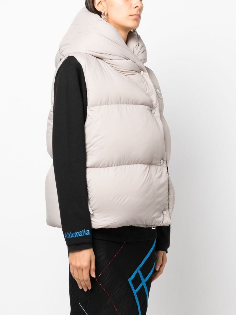 Grey Rhoda Hooded Gilet
