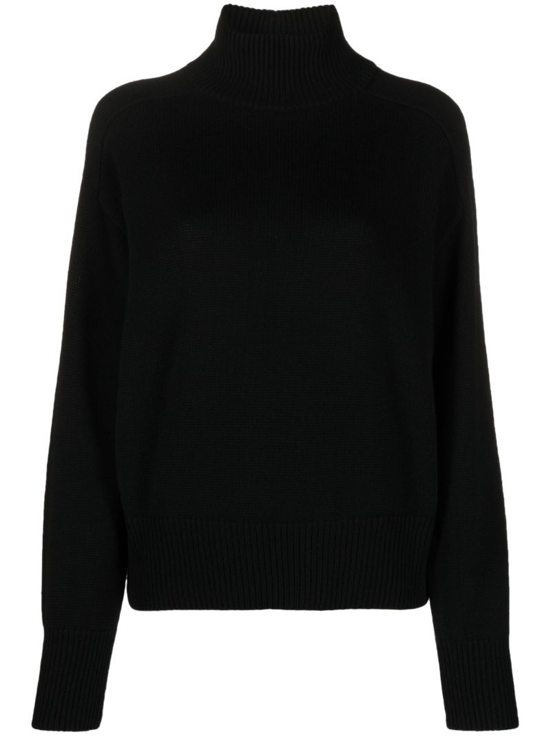 Black Baysville Wool Sweater
