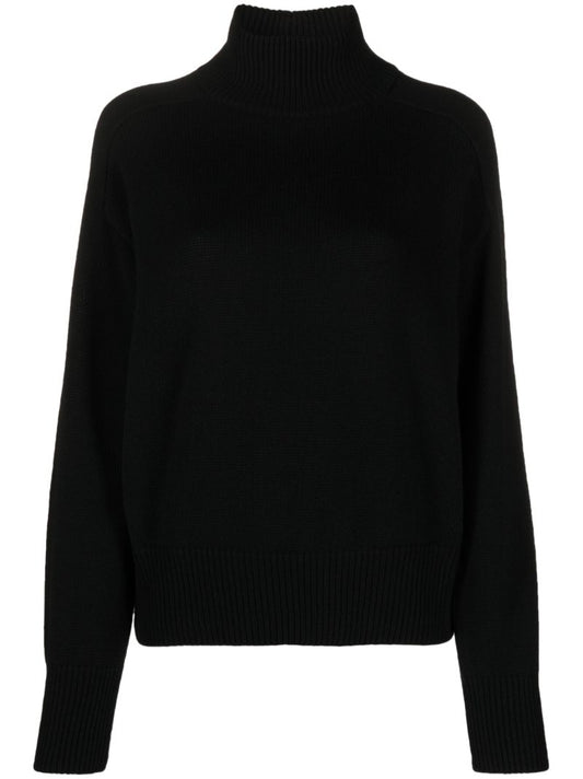 Black Baysville Wool Sweater