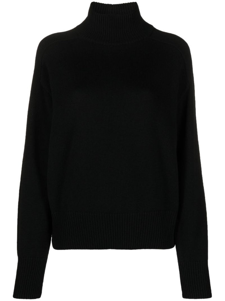 Black Baysville Wool Sweater