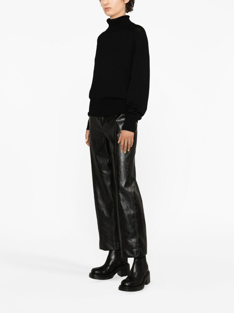 Black Baysville Wool Sweater