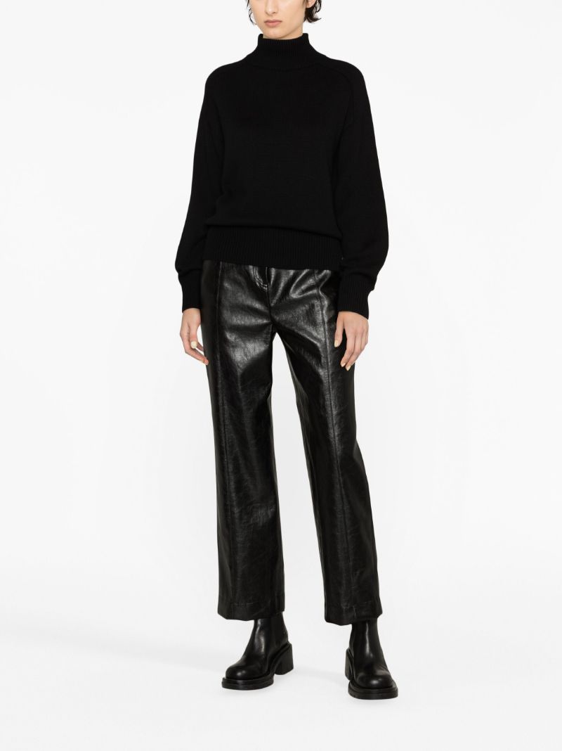 Black Baysville Wool Sweater