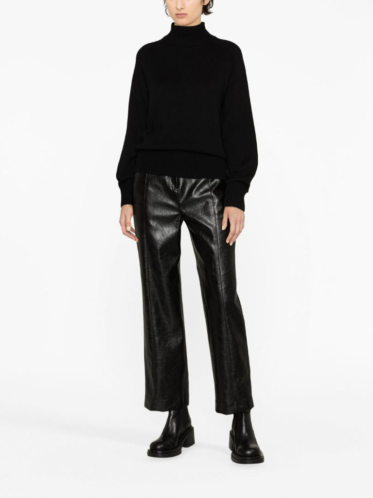 Black Baysville Wool Sweater