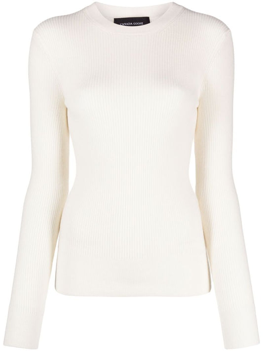 White Georgian Wool Sweater