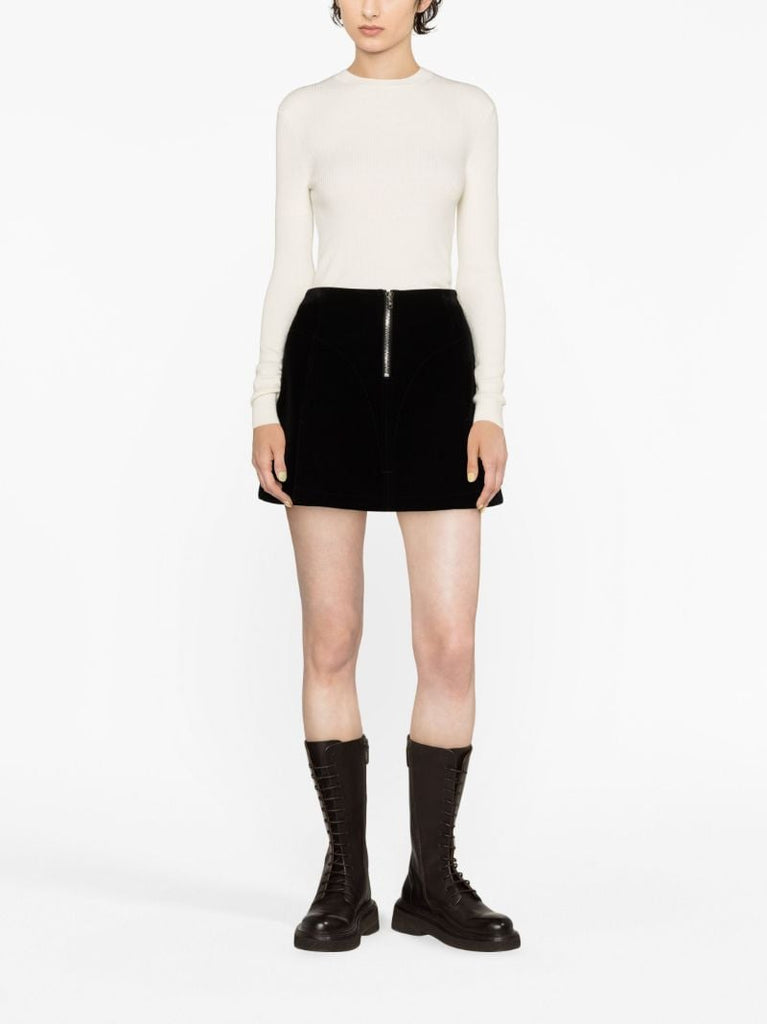 White Georgian Wool Sweater