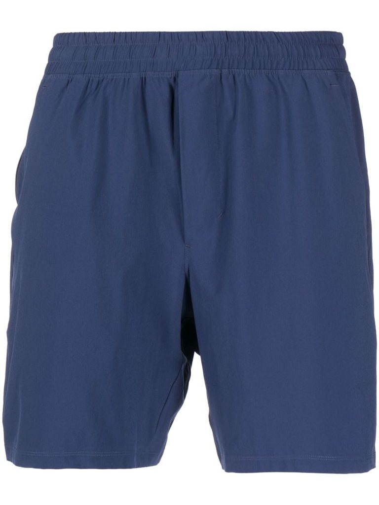 Blue Pace Breaker Unlined 7 Inch Running Shorts