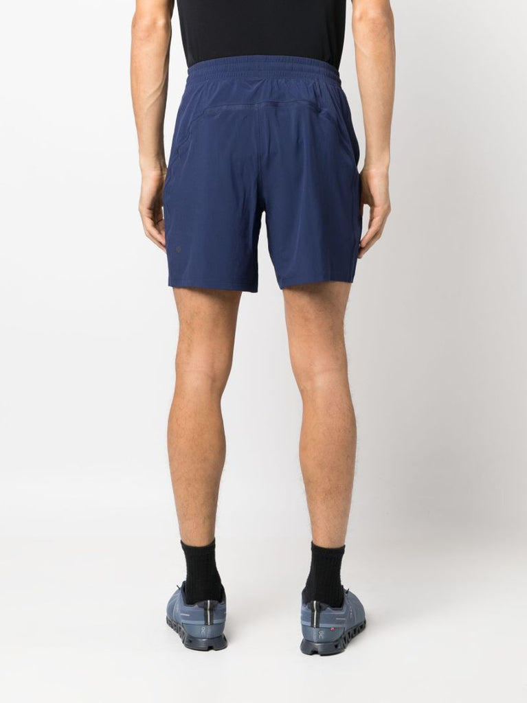 Blue Pace Breaker Unlined 7 Inch Running Shorts