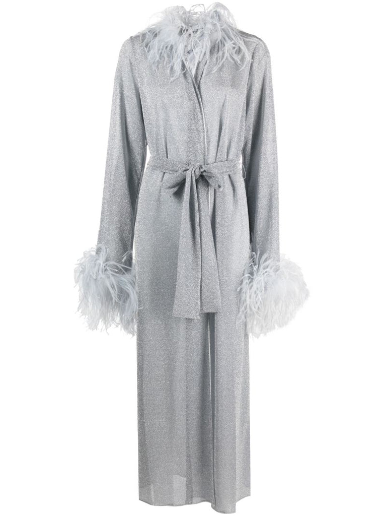 Silver-tone LumiÃ¨re Plumage Kaftan